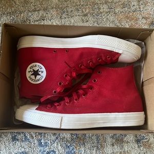 Converse Salsa Red/White Unisex Mens size 11 Womens size 13